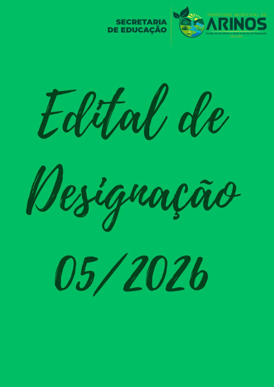 EDITAL DE DESIGNAÇÃO 05-2026
